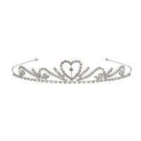 Royal Love Rhinestone Tiara - Bulk 6 Pack