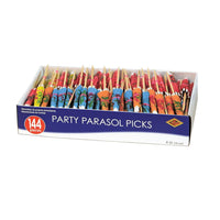 Beistle Luau Party Boxed Party Parasol Picks (144/Box)