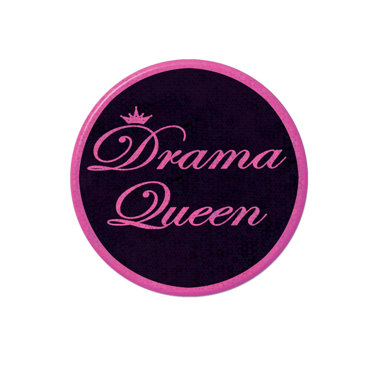 Drama Queen Button - Bulk 12 Pack