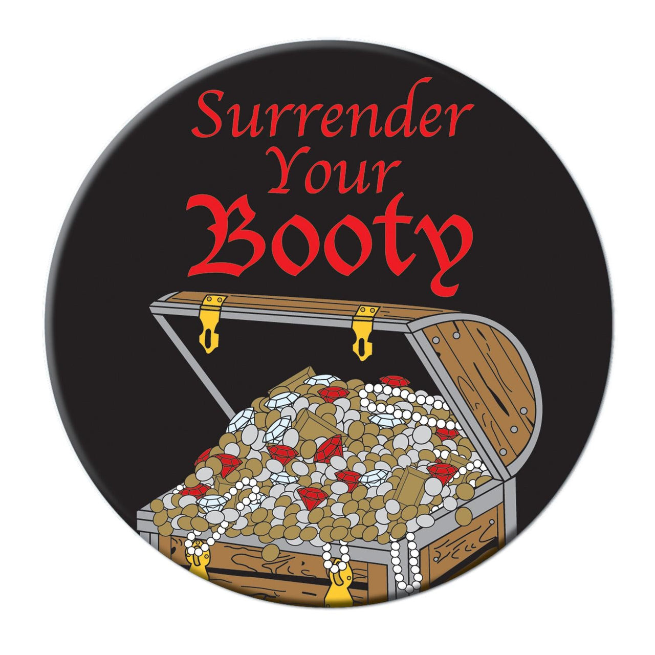 Surrender Your Booty Button - Bulk 12 Pack