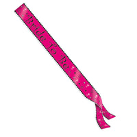 Bachelorette Party Bride To Be Satin Sash - Bulk 6 Pack