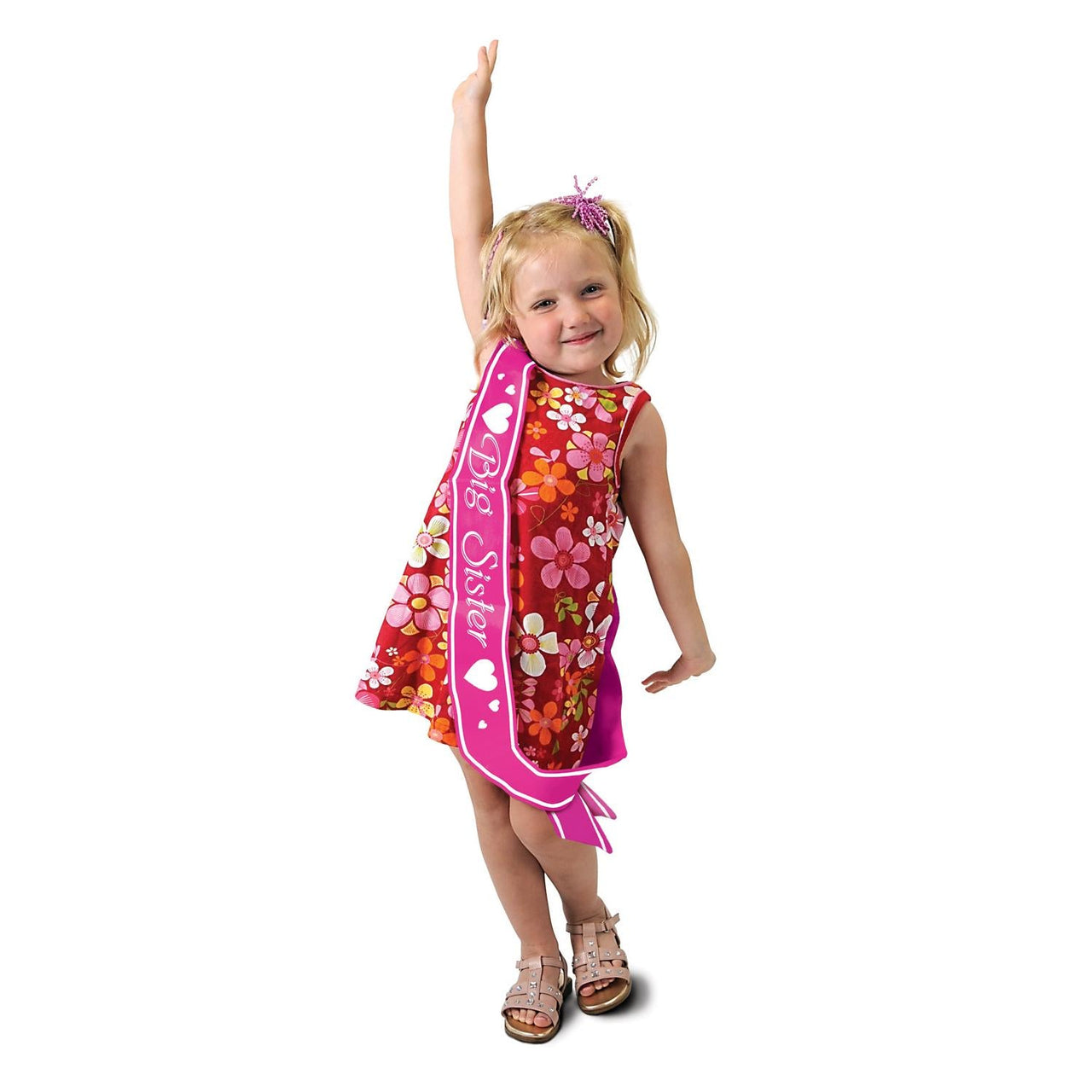 Big Sister Satin Sash - Bulk 6 Pack