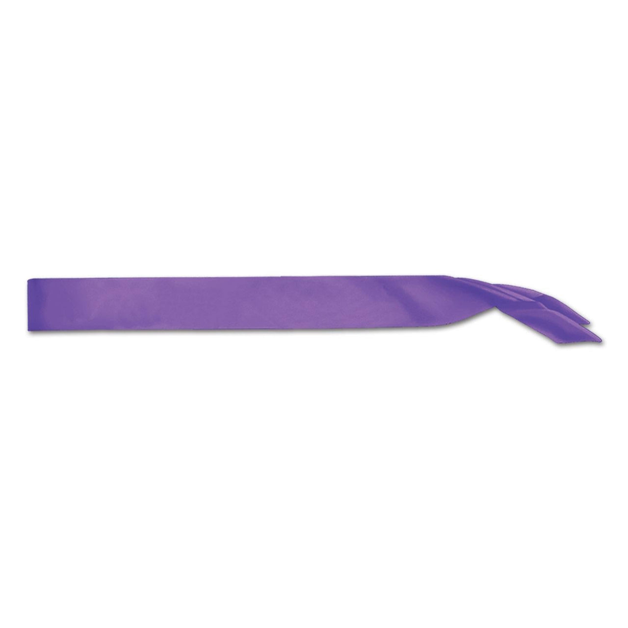 Satin Sash - purple - Bulk 6 Pack