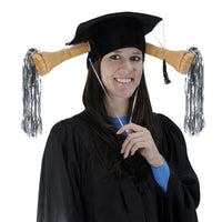 Plush Grad Graduation Party Shaker Cap - Bulk 6 Pack
