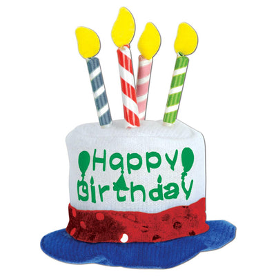 Happy Birthday Party Cake Hair Clip - Bulk 12 Pack