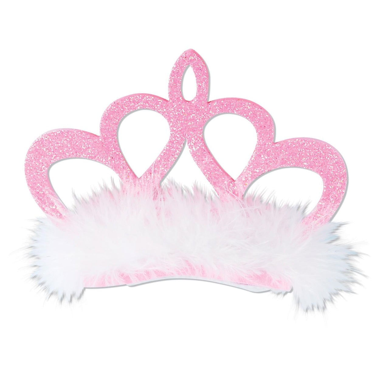 Pink Crown Hair Clip - Bulk 12 Pack