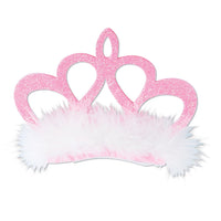 Pink Crown Hair Clip - Bulk 12 Pack