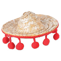 Fiesta Sombrero Hair Clip - Bulk 12 Pack