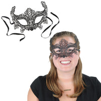 Mardi Gras Lace Mask - Bulk 12 Pack