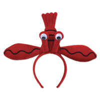 Mardi Gras Lobster Headband - Bulk 12 Pack