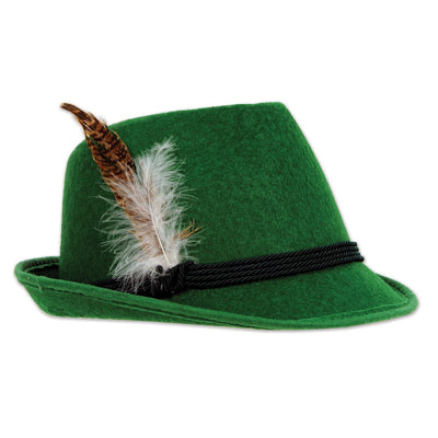 Deluxe Oktoberfest Alpine Hat - Bulk 6 Pack