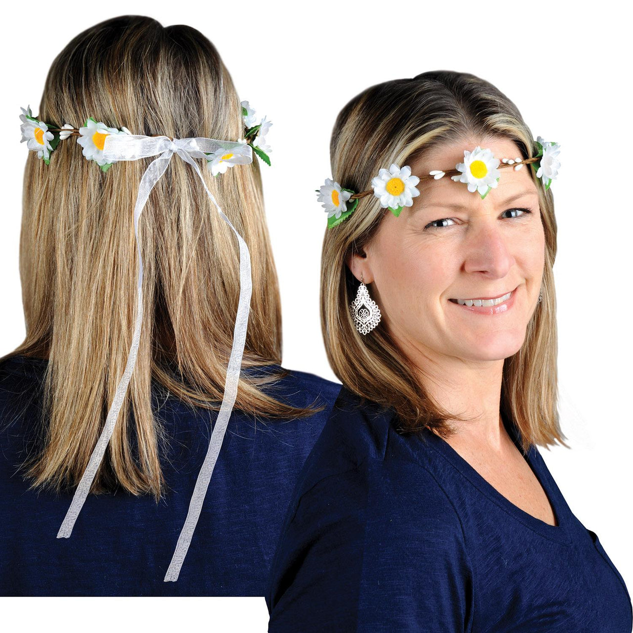 Daisy Headband - Bulk 12 Pack
