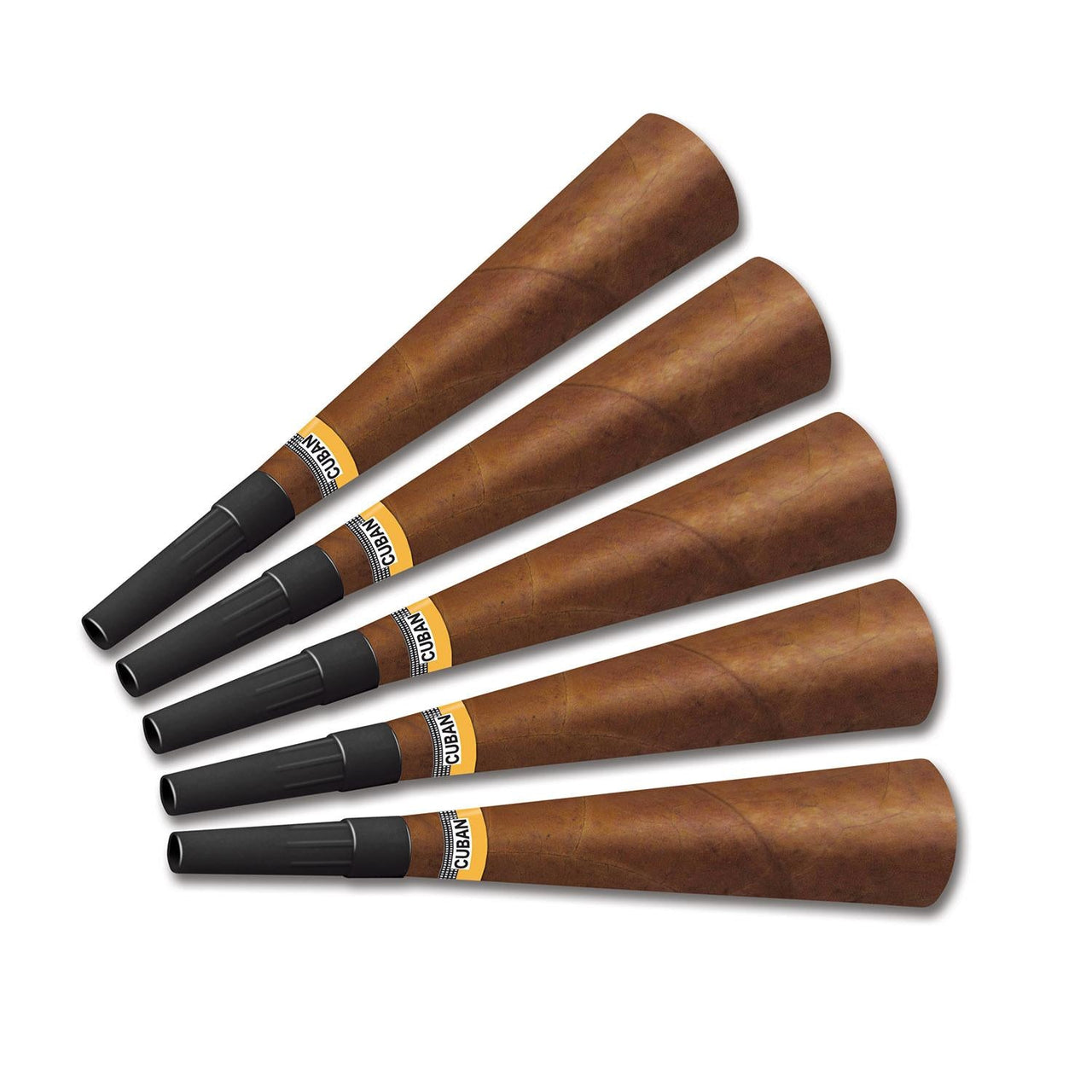 New Year's Eve Cigar Horns - Bulk 100 Pack