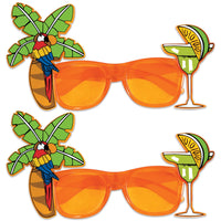 Bulk Luau Party Palm Tree & Parrot Fanci-Frames (Case of 6) by Beistle