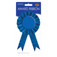 Sports Party Supplies: Award Ribbon blue
