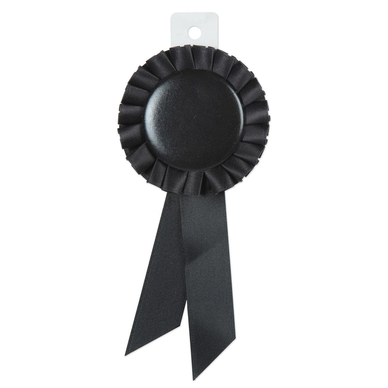 Award Party Ribbon - black - Bulk 6 Pack