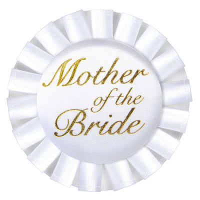 Mother Of The Bride Satin Button - Bulk 12 Pack