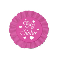Big Sister Satin Button - Bulk 12 Pack