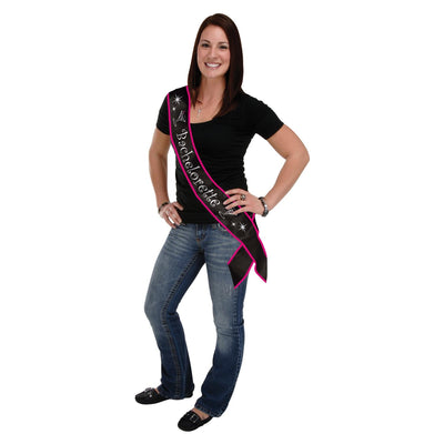 Bachelorette Satin Sash - Bulk 6 Pack