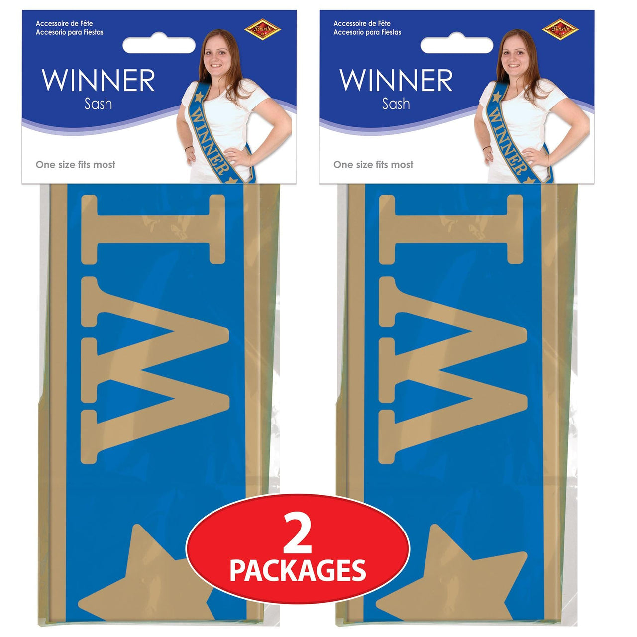 Winner Satin Sash