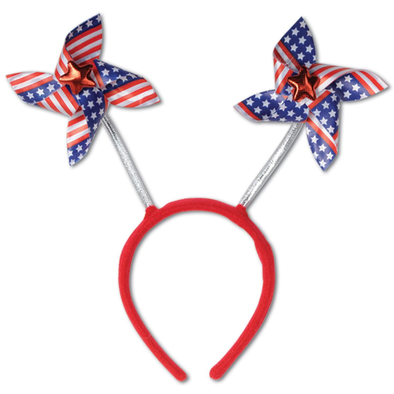 4th of July Party Patriotic Pinwheel Boppers - Bulk 12 Pack