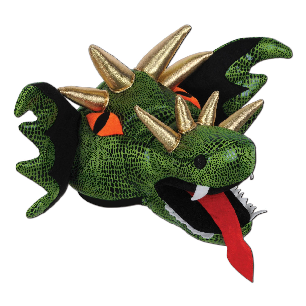 Plush Dragon Hat - Bulk 6 Pack