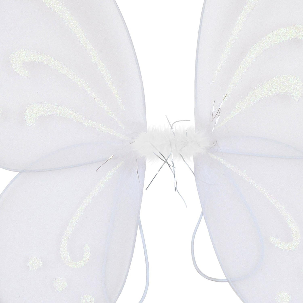Bulk Nylon Fairy Wings White (Case of 12) by Beistle