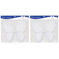 Bulk Nylon Fairy Wings White (Case of 12) by Beistle
