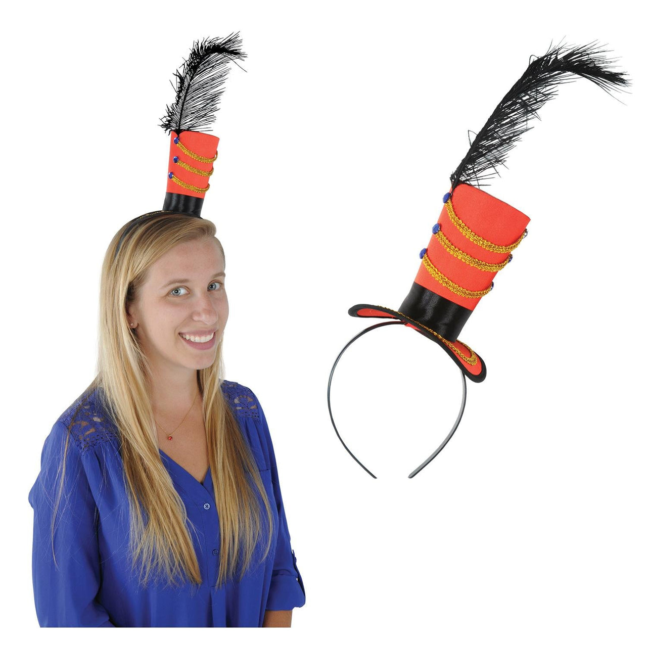 Majorette Hat Headband - Bulk 12 Pack