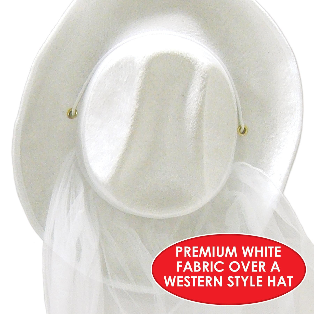 Bulk Western Party Western Bride Hat (Case of 6) by Beistle