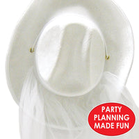 Bulk Western Party Western Bride Hat (Case of 6) by Beistle