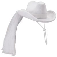 Western Bride's Hat - Bulk 6 Pack