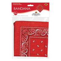 12 Pack Bulk Red Bandana 22 inch x 22 inch Spirit & Western - view 5
