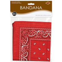 12 Pack Bulk Red Bandana 22 inch x 22 inch Spirit & Western - view 6