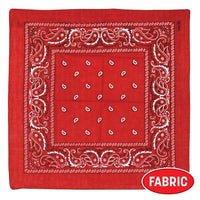 12 Pack Bulk Red Bandana 22 inch x 22 inch Spirit & Western - view 4