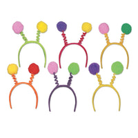 Soft-Touch Pom-Pom Boppers, Asst colors - Bulk 12 Pack