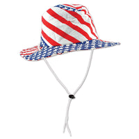 Patriotic Flag Hat - Bulk 6 Pack