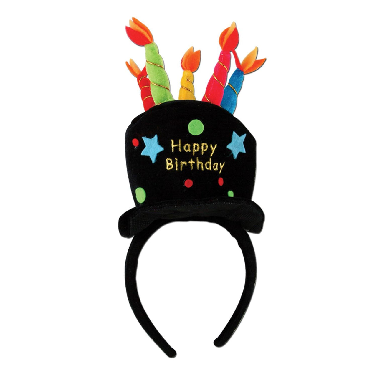 Plush Birthday Party Cake Headband - Bulk 12 Pack