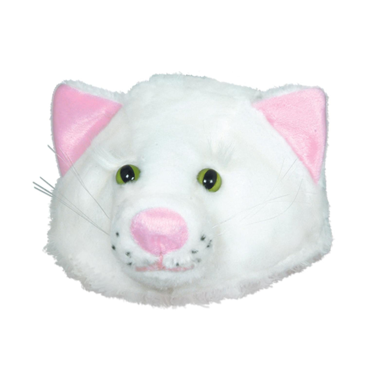 Plush Cat Head-Hat - Bulk 12 Pack