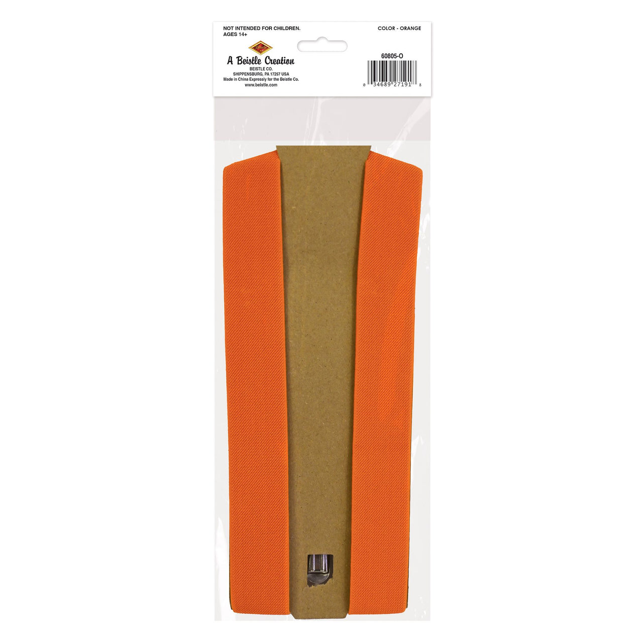 12 Pack Bulk Adjustable Orange Suspenders One Size Fits Most
