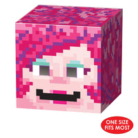 Gamer Girl 8-Bit Box Head, party supplies, decorations, The Beistle Company, 8-Bit, Bulk, Other Party Themes, 8-Bit Party Supplies 