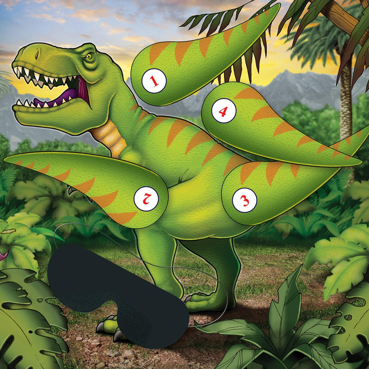 Bulk Pin The Tail On The Dinosaur Game (Case of 24) by Beistle