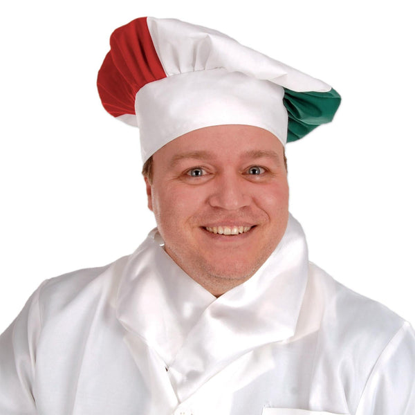 Beistle Übergroße Stoff-Kochmütze - Italienische Designmütze Für Partys & Küche, Einheitsgröße