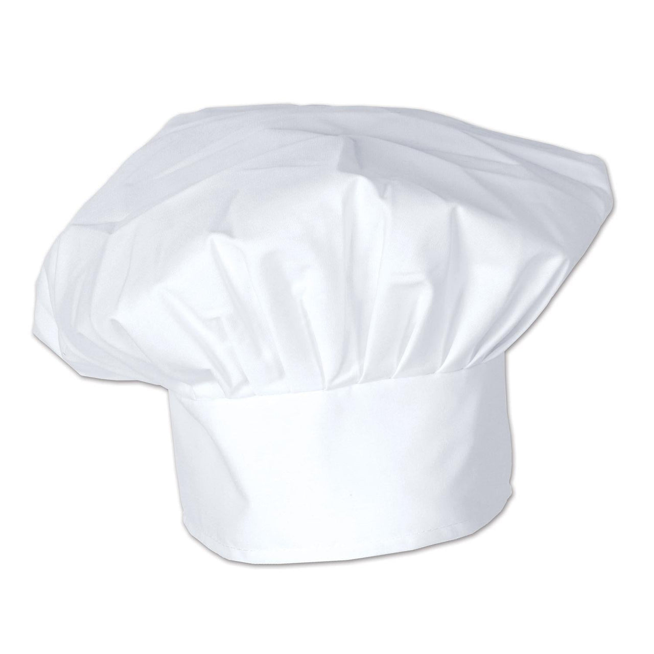 Oversized Fabric Chef's Hat- White - Bulk 12 Pack