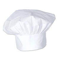 Oversized Fabric Chef's Hat- White - Bulk 12 Pack