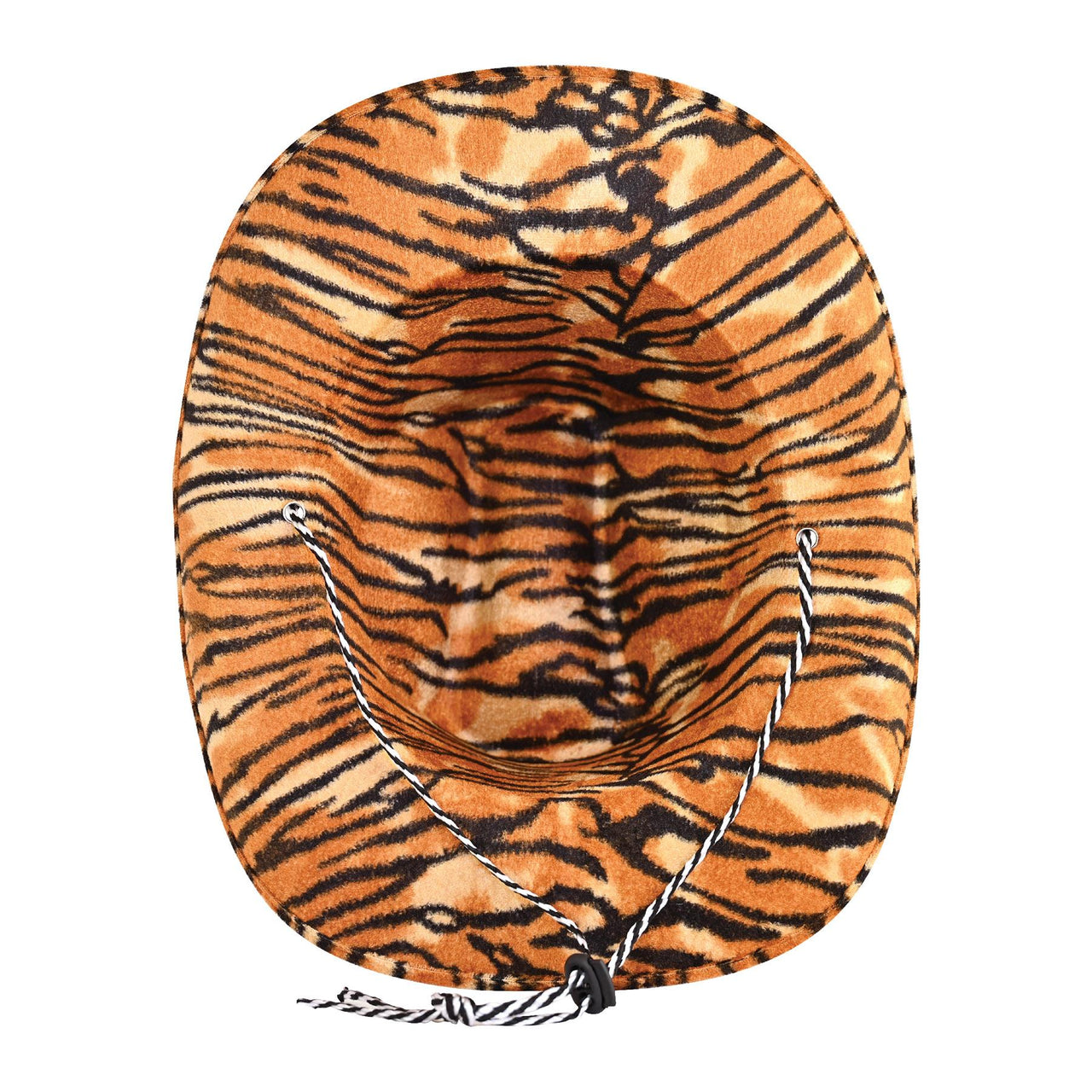 Bulk Tiger Print Cowboy Hat (6 Per Case) by Beistle