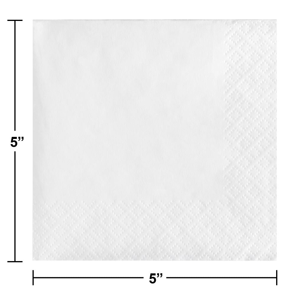Form & Function - White Beverage Napkin Airlaid (24/Pkg)