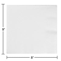 Form & Function - White Beverage Napkin Airlaid (24/Pkg)