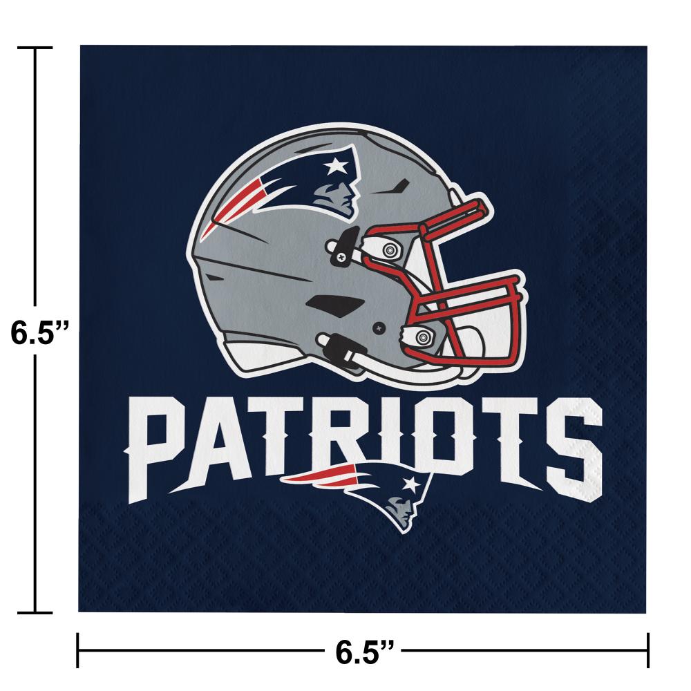 New England Patriots Napkins, 16 ct Party Decoration