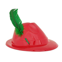 Plastic Alpines with Feather - assorted colors